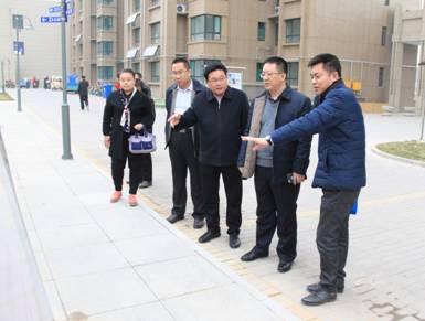 德城區領導蒞臨興河灣調研聯興醫養融合型小區建設工作