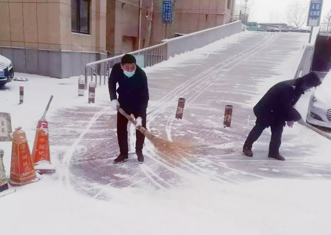 風雪防疫路 聯興金友物業人的堅持與守護